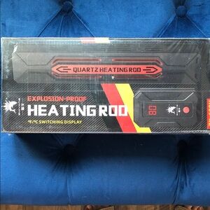 Aquarium heating rod